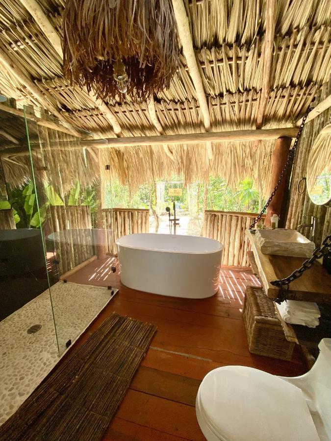 Hotel Nuscaa Boutique Tree House & Spa Puerto Morelos Exterior foto